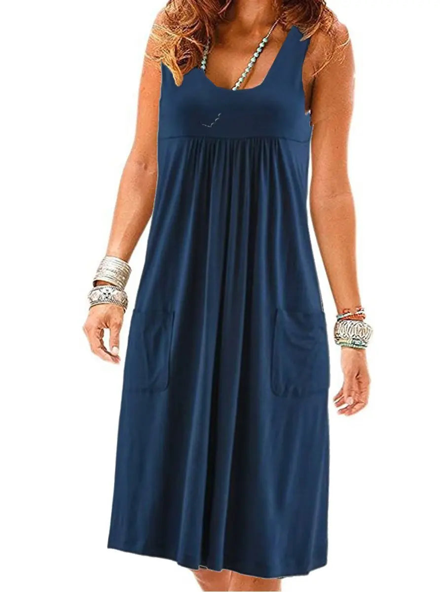 Vestido Midi Listrado Ivone