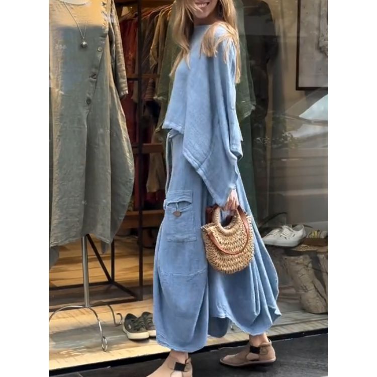 Conjunto Feminino em Linho Vintage - Lorena