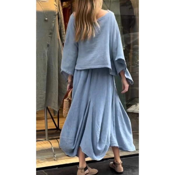 Conjunto Feminino em Linho Vintage - Lorena