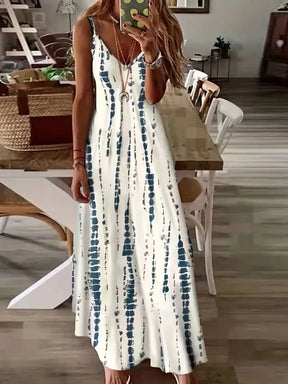 Vestido Longo Estampado Calíe