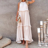 Vestido Longo Sem Mangas Sólis