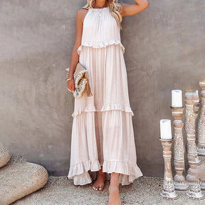 Vestido Longo Sem Mangas Sólis