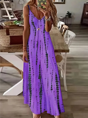 Vestido Longo Estampado Calíe