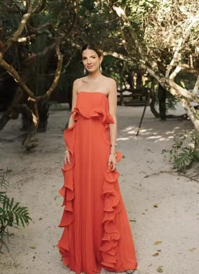 Vestido Longo Sem Mangas Solange