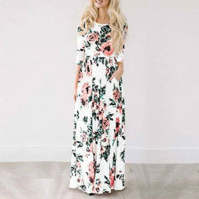 Vestido Longo Estampado Natane