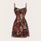Vestido Curto Estampado Valory