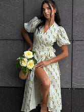 Vestido Longo Estampado 100% Algodão Úrsula