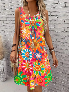 Vestido Midi Estampado Taelira