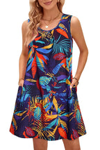 Vestido Midi Estampado Cyllene
