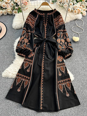 Vestido Boêmio Retrô Dionísia