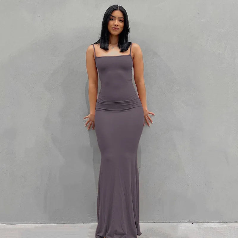 Vestido Longo Sem Mangas Ophira