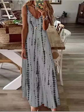 Vestido Longo Estampado Calíe