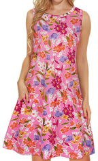 Vestido Midi Estampado Cyllene