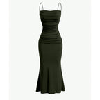 Vestido Longo Casual com Alça Elora