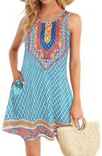 Vestido Midi Estampado Cyllene