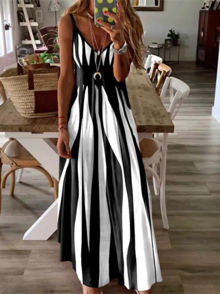 Vestido Longo Estampado Jessamine