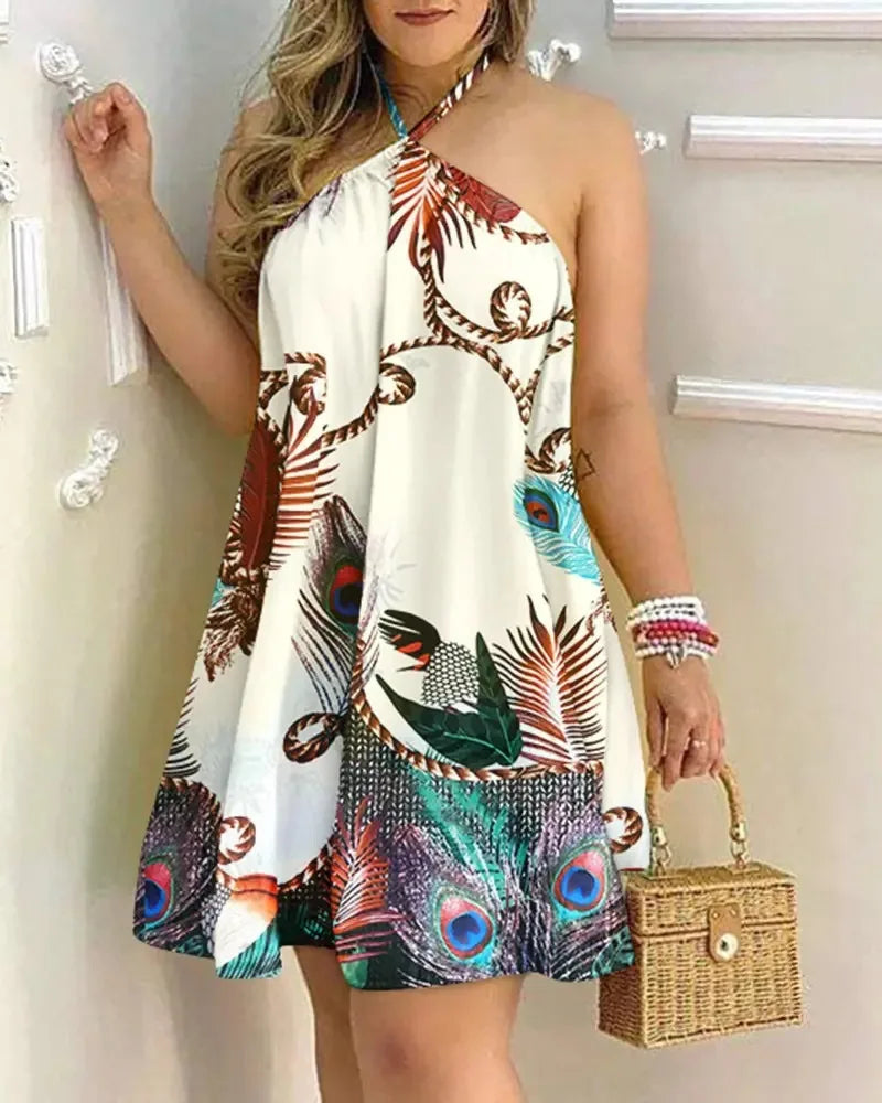 Vestido Curto Estampado Elyana