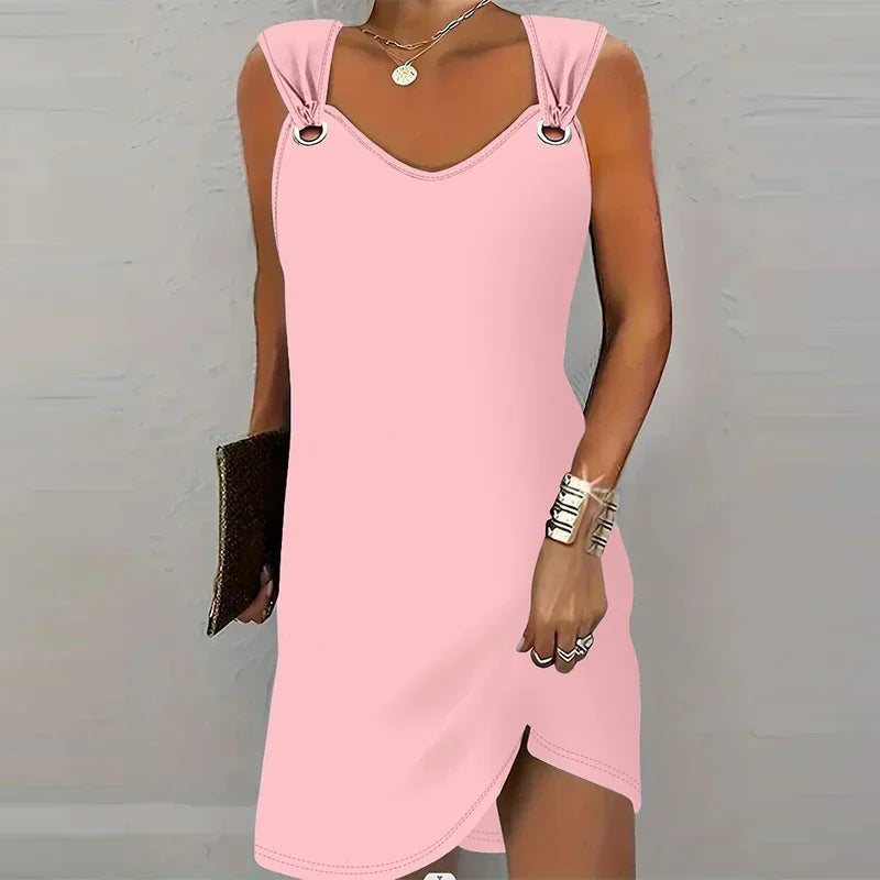 Vestido Curto Sem Mangas Erenna