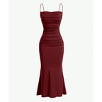 Vestido Longo Casual com Alça Elora