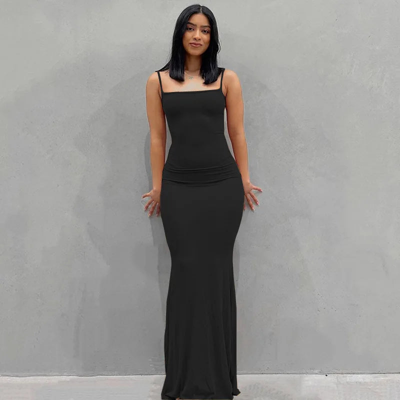 Vestido Longo Sem Mangas Ophira