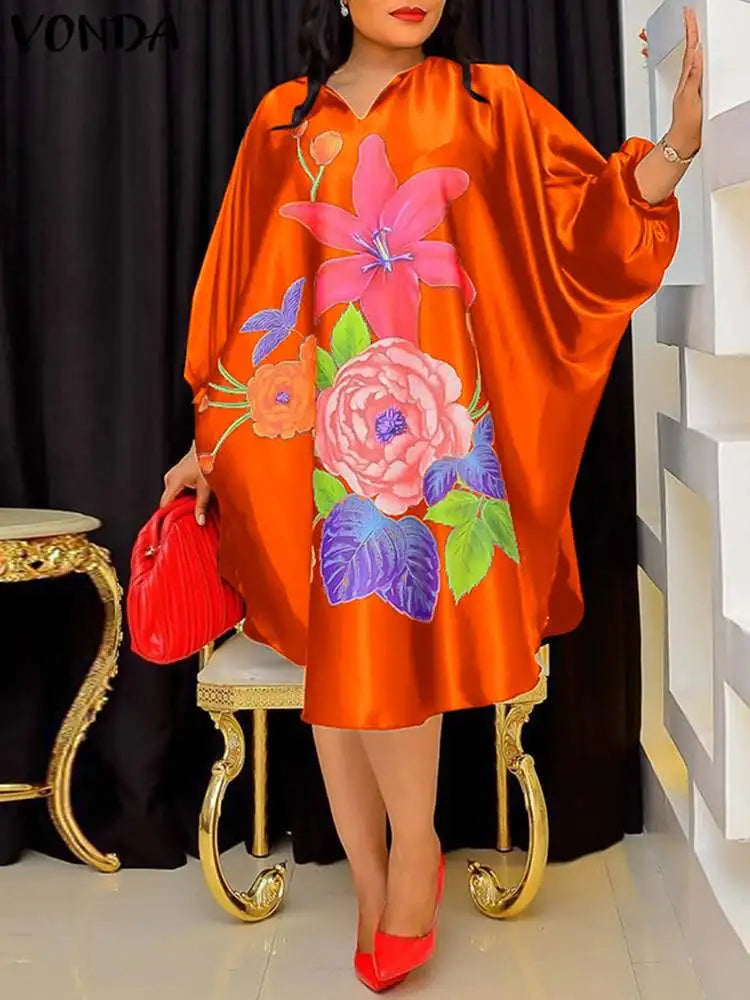 Vestido Midi Estampado Silmara