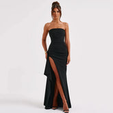 Vestido Longo com Fenda Galadriel