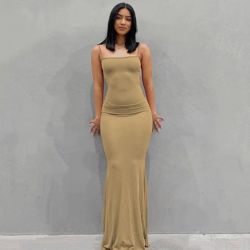 Vestido Longo Sem Mangas Ophira