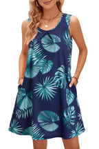 Vestido Midi Estampado Cyllene