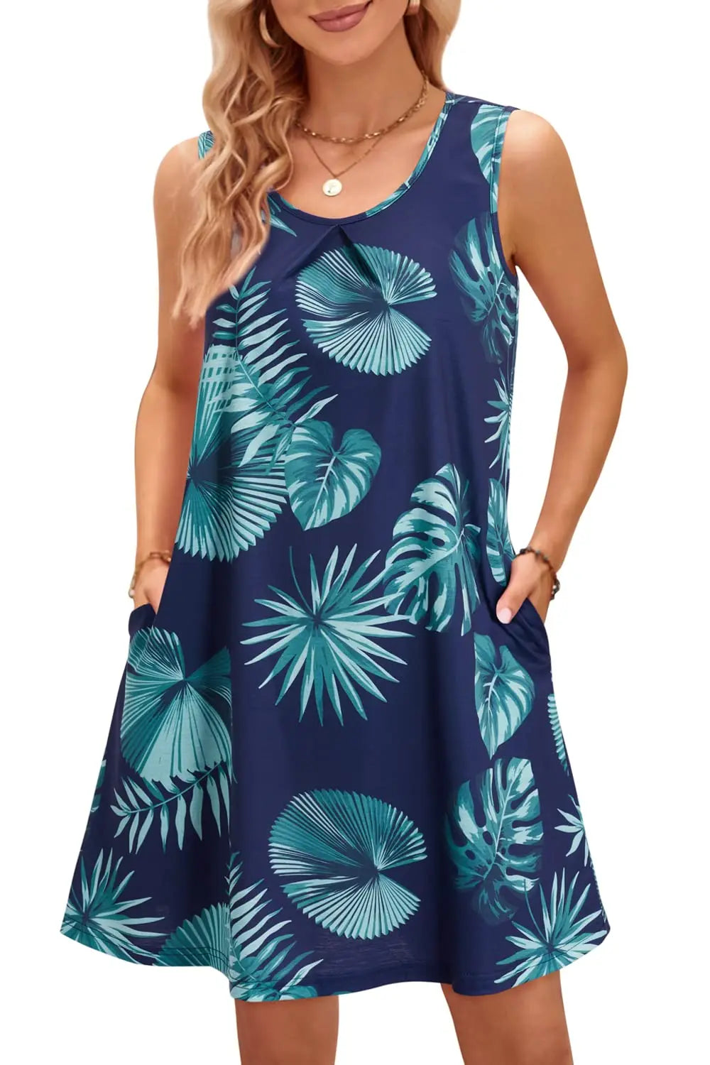 Vestido Midi Estampado Cyllene