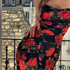 Vestido Longo Estampado Melina
