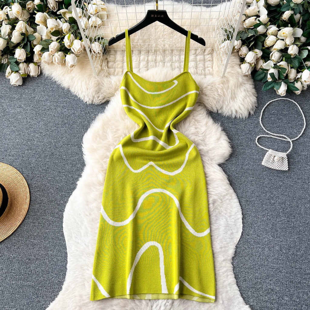 Vestido de Malha Estampado Nerissa