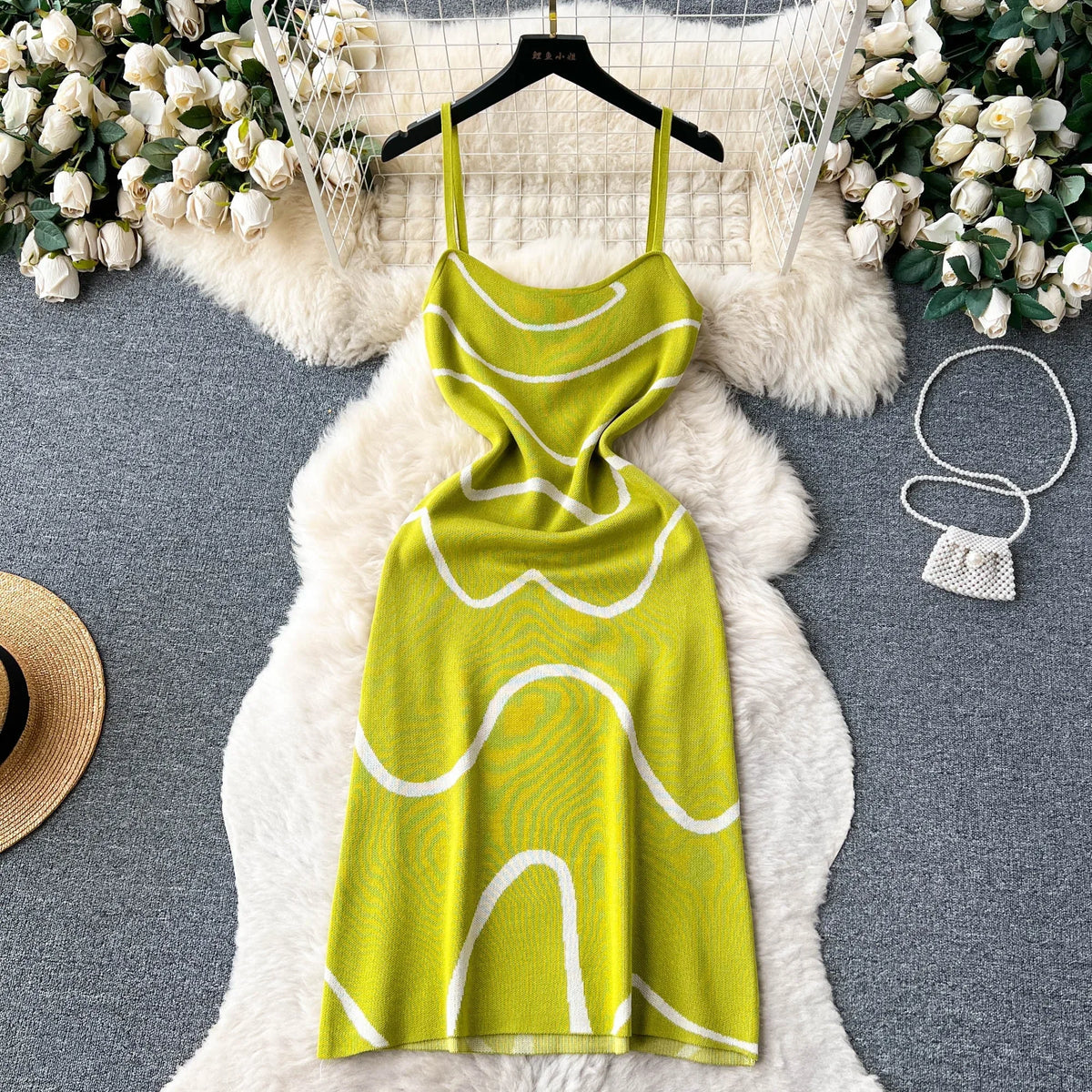 Vestido de Malha Estampado Nerissa