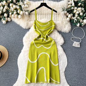 Vestido de Malha Estampado Nerissa