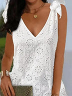 Vestido Midi com Decote em V Maelis
