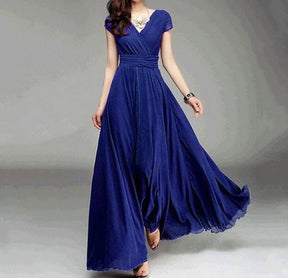Vestido Longo de Chiffon Lis