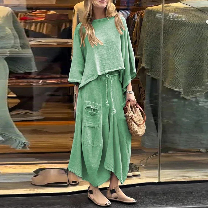 Conjunto Feminino em Linho Vintage - Lorena