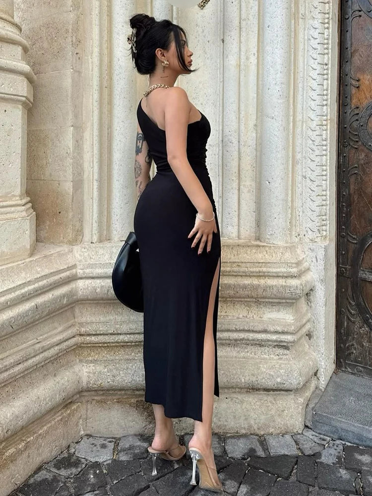 Vestido Longo com Costas Abertas Orlina