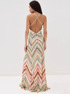 Vestido Longo Estampado Stela