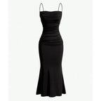 Vestido Longo Casual com Alça Elora