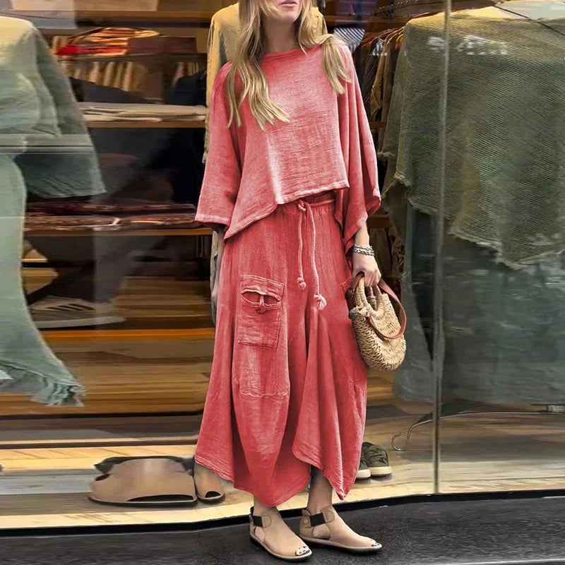 Conjunto Feminino em Linho Vintage - Lorena