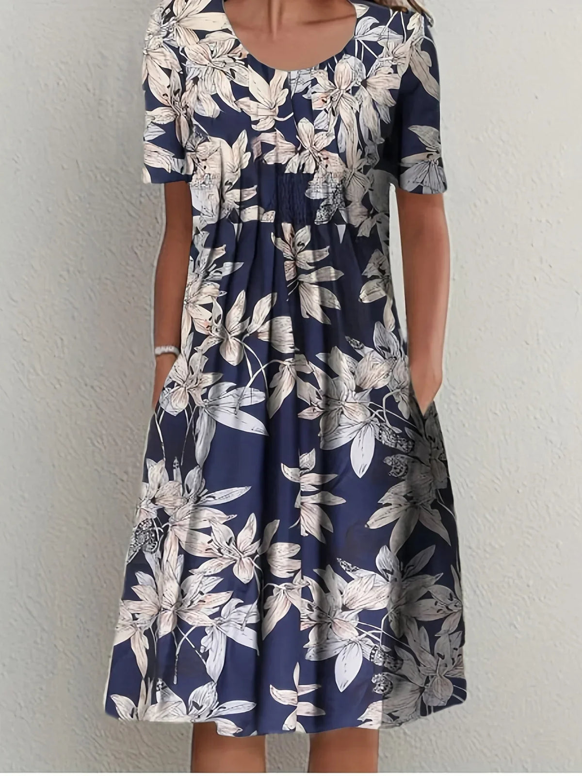 Vestido Midi Estampado Gláucia
