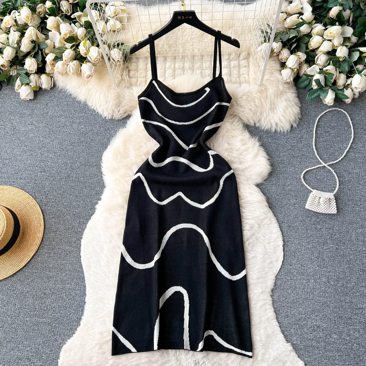 Vestido de Malha Estampado Nerissa