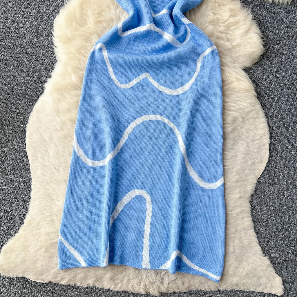 Vestido de Malha Estampado Nerissa