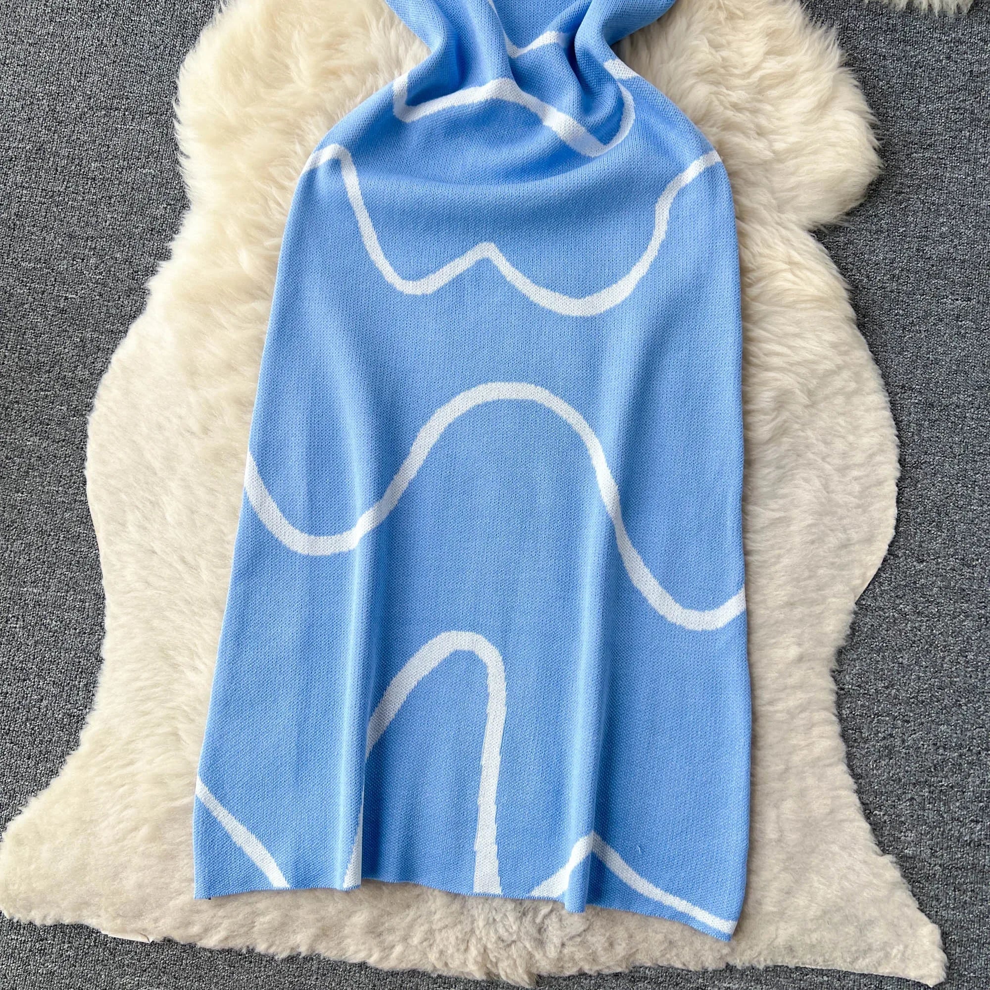 Vestido de Malha Estampado Nerissa