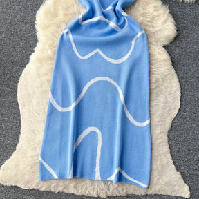 Vestido de Malha Estampado Nerissa