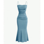 Vestido Longo Casual com Alça Elora