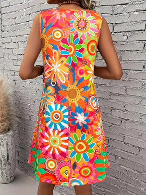 Vestido Midi Estampado Taelira