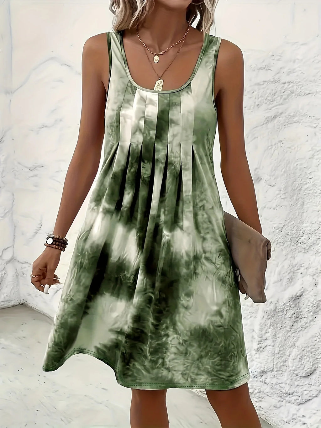 Vestido Midi Estampado Malena