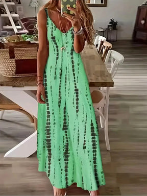 Vestido Longo Estampado Calíe