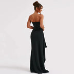 Vestido Longo com Fenda Galadriel